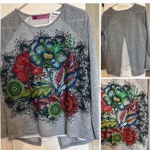 NWT- Desigual dressy Shirt size S